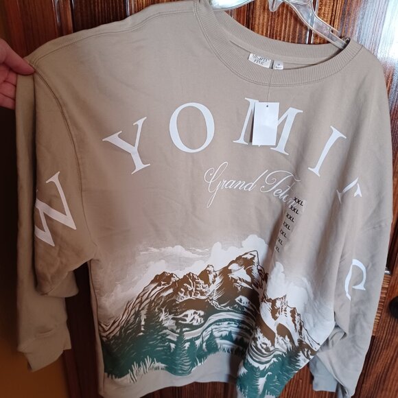Oversized Wyoming sweatshirt - Picture 2 of 10